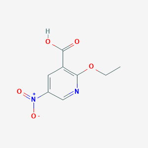 molecular formula C8H8N2O5 B1323209 2-Ethoxy-5-nitropyridine-3-carboxylic acid CAS No. 247582-60-1