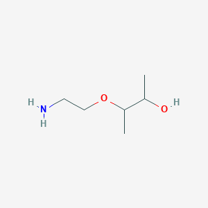 molecular formula C6H15NO2 B13232093 3-(2-Aminoethoxy)butan-2-ol 