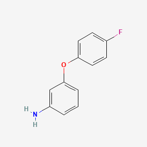 molecular formula C12H10FNO B1323210 3-(4-Fluorophenoxy)aniline CAS No. 203302-94-7