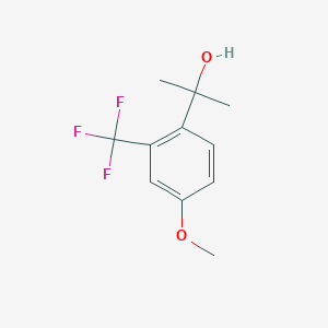 2-[4-Methoxy-2-(trifluoromethyl)phenyl]propan-2-ol