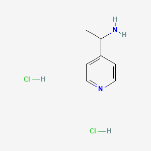 molecular formula C7H12Cl2N2 B1323213 1-(Pyridin-4-yl)ethanamine dihydrochloride CAS No. 174132-32-2