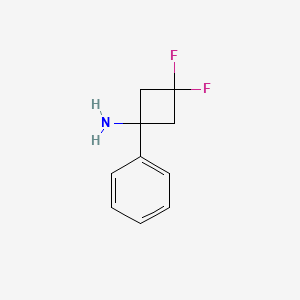 3,3-Difluoro-1-phenylcyclobutan-1-amine