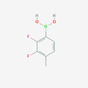 molecular formula C7H7BF2O2 B1323216 (2,3-二氟-4-甲基苯基)硼酸 CAS No. 508235-16-3
