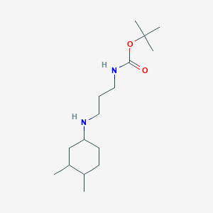 tert-Butyl N-{3-[(3,4-dimethylcyclohexyl)amino]propyl}carbamate