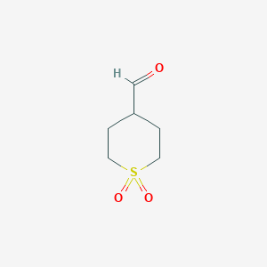 molecular formula C6H10O3S B1323219 Tetrahydro-2H-thiopyran-4-carbaldehyde 1,1-dioxide CAS No. 494210-61-6