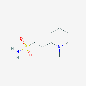 2-(1-Methylpiperidin-2-yl)ethane-1-sulfonamide