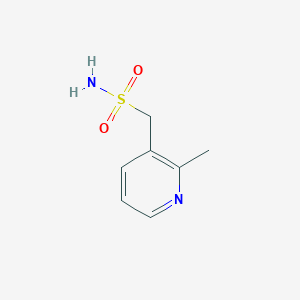 molecular formula C7H10N2O2S B13232201 (2-Methylpyridin-3-yl)methanesulfonamide 