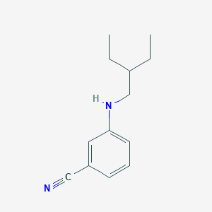 3-[(2-Ethylbutyl)amino]benzonitrile