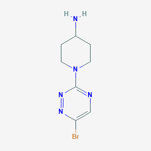 1-(6-Bromo-1,2,4-triazin-3-yl)piperidin-4-amine