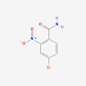 molecular formula C7H5BrN2O3 B1323223 4-溴-2-硝基苯甲酰胺 CAS No. 1152237-09-6