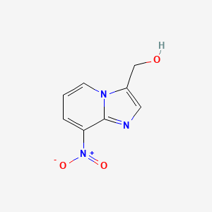 {8-Nitroimidazo[1,2-a]pyridin-3-yl}methanol