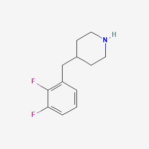 4-[(2,3-Difluorophenyl)methyl]piperidine