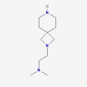 (2-{2,7-Diazaspiro[3.5]nonan-2-yl}ethyl)dimethylamine