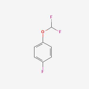 molecular formula C7H5F3O B1323226 1-(二氟甲氧基)-4-氟苯 CAS No. 34888-09-0