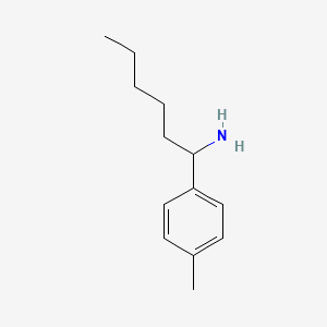 1-(4-Methylphenyl)hexan-1-amine