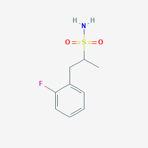 1-(2-Fluorophenyl)propane-2-sulfonamide