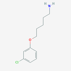 5-(3-Chlorophenoxy)pentan-1-amine