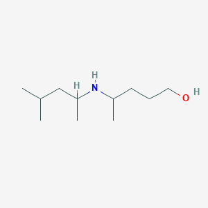 4-[(4-Methylpentan-2-yl)amino]pentan-1-ol