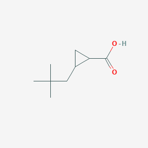 2-(2,2-Dimethylpropyl)cyclopropane-1-carboxylic acid