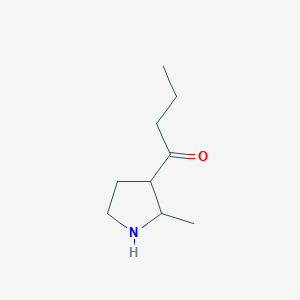 1-(2-Methylpyrrolidin-3-yl)butan-1-one