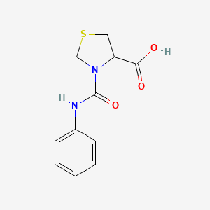 3-(phenylcarbamoyl)-1,3-thiazolidine-4-carboxylic Acid