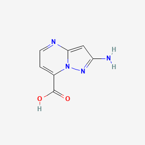 2-Aminopyrazolo[1,5-a]pyrimidine-7-carboxylic acid