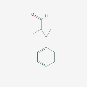 1-Methyl-2-phenylcyclopropane-1-carbaldehyde