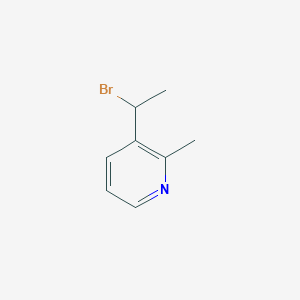 3-(1-Bromoethyl)-2-methylpyridine