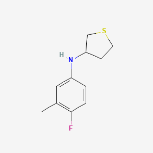 N-(4-fluoro-3-methylphenyl)thiolan-3-amine