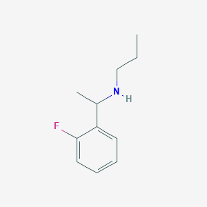 [1-(2-Fluorophenyl)ethyl](propyl)amine