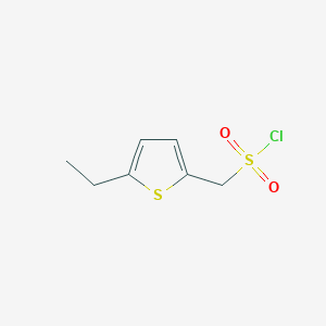 (5-Ethylthiophen-2-yl)methanesulfonyl chloride