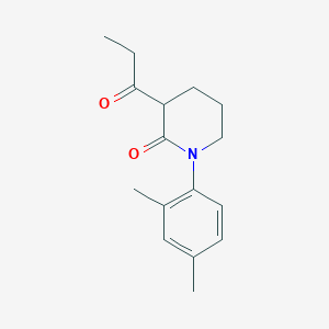 1-(2,4-Dimethylphenyl)-3-propanoylpiperidin-2-one