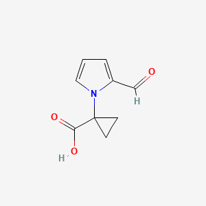 1-(2-Formyl-1H-pyrrol-1-yl)cyclopropane-1-carboxylic acid