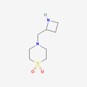 4-[(Azetidin-2-yl)methyl]-1lambda6-thiomorpholine-1,1-dione