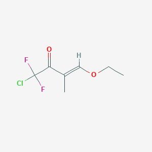 (3E)-1-Chloro-4-ethoxy-1,1-difluoro-3-methylbut-3-en-2-one