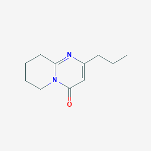 2-Propyl-4H,6H,7H,8H,9H-pyrido[1,2-a]pyrimidin-4-one