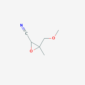 3-(Methoxymethyl)-3-methyloxirane-2-carbonitrile