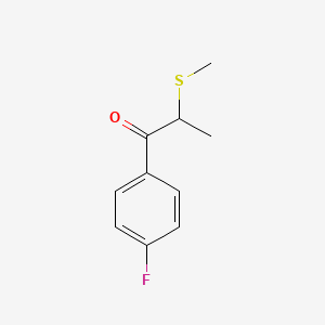 1-(4-Fluorophenyl)-2-(methylsulfanyl)propan-1-one