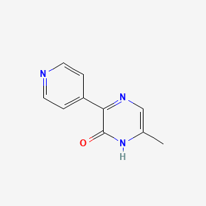 6-Methyl-3-(pyridin-4-yl)-1,2-dihydropyrazin-2-one