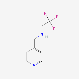 molecular formula C8H9F3N2 B1323277 (Pyridin-4-ylmethyl)(2,2,2-trifluoroethyl)amine 