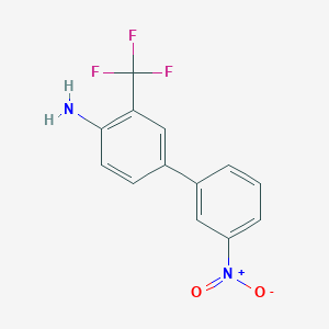 4-(3-Nitrophenyl)-2-(trifluoromethyl)aniline