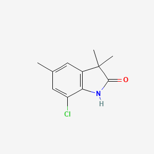 7-Chloro-3,3,5-trimethyl-1,3-dihydro-indol-2-one