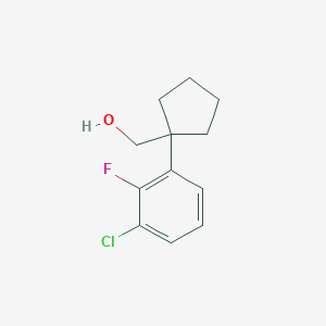 [1-(3-Chloro-2-fluorophenyl)cyclopentyl]methanol