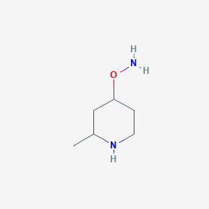 molecular formula C6H14N2O B13232825 O-(2-methylpiperidin-4-yl)hydroxylamine 