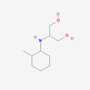 2-[(2-Methylcyclohexyl)amino]propane-1,3-diol