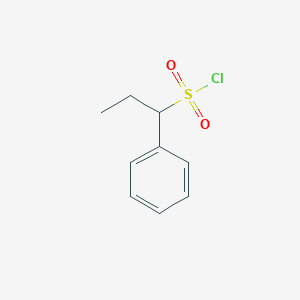 molecular formula C9H11ClO2S B13232841 1-Phenylpropane-1-sulfonyl chloride 