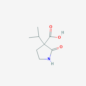 2-Oxo-3-(propan-2-yl)pyrrolidine-3-carboxylic acid