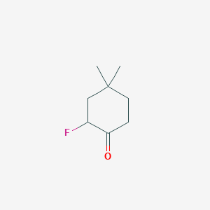 2-Fluoro-4,4-dimethylcyclohexan-1-one