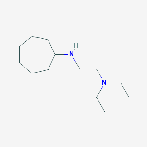 [2-(Cycloheptylamino)ethyl]diethylamine