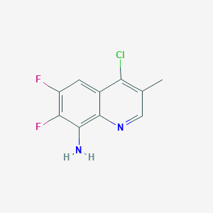 4-Chloro-6,7-difluoro-3-methylquinolin-8-amine